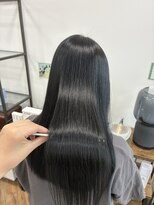 デコル(DecoL.) 髪質改善酸性ストレート×ブルーブラック