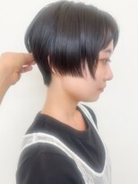 モリオフロムロンドン 原宿本店(morio from London) 【morio原宿】前髪あり ハンサムショート 暗髪