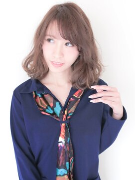 ラ ブレス 大阪梅田(LaBless) ラフ感♪セミウエット大人ミディアムモードカール