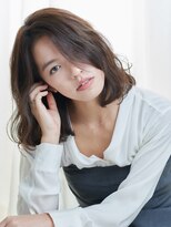 ウィルゴ(VIRGO) 【VIRGO】30代・40代クセ毛風こなれセミディ 大人レイヤーボブ