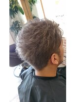 ドゥ ヘア デザイン(Doux hair design)&nbsp;★ブリーチオンカラー★シルバーアッシュ★