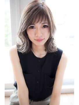 エイト 沖縄豊崎店(EIGHT toyosaki) 【EIGHT 豊崎】くびれミディ×モーブカラー×ショート斜めバング