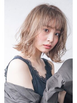 ケイト(kate) 【kate 大宮】ゆるふわボブ×ホワイトベージュ