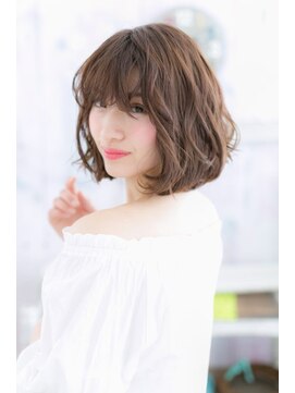 ミック ヘアアンドビューティー 大山店(miq Hair&Beauty) くせ毛風アシンメトリー&無造作パーマの抜け感ヘアb
