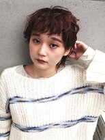 ショートウルフ×レッドブラウン
