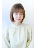 小顔カット　ナチュラルボブ