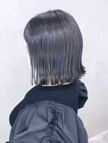 外ハネボイス_マロンベージュかきあげロング_ba335791