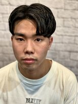 銀座マツナガ 新宿野村ビル店&nbsp;ツーブロック後ろ刈り上げセンターパート