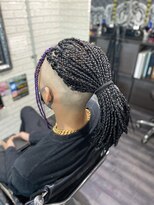 ミミック (mimic)&nbsp;【派手髪】point violet×black【ポイントカラー】