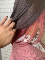 アース 三ツ境店(HAIR&MAKE EARTH) ベビーピンクのインナーカラー