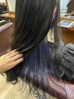 エイトサカエ 栄店(EIGHT sakae)&nbsp;【EIGHT nagoya】インナーカラー/インナーハイライト/ブルー