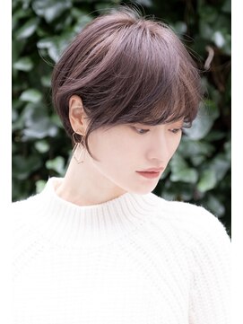 マッシュアンドマッシュアヴェダ ららぽーと福岡店(mash&mash AVEDA) ラベンダーベージュ/くびれショート/30代/40代ららぽーと福岡