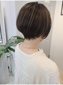 大人カッコいいショートボブ