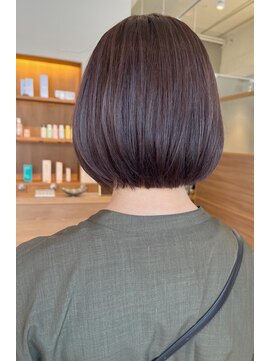 スーリール 箱崎店(Sourire) ミニボブ×バイオレットアッシュ