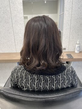 シェル 立川(shell) 小顔くびれミディ/ひし形/オリーブブラウン/大人可愛い