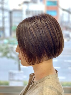 ゴウトゥデイ 岡山店(GO TODAY) 馴染ませハイライト×ボブ【金川】