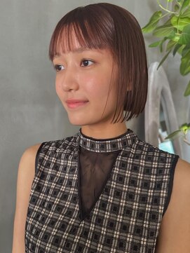 ハウ 心斎橋(how) ミニボブ/ショート/ショートヘア/前下がりボブ/ぱつっとボブ