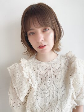 ガーデン ムサシコスギ(GARDEN MUSASHIKOSUGI) くびレイヤーエモージュ前髪/顔まわりカット/ダメージケア/前髪