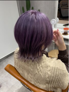 リアイス(Re:ICE) ジェンダーレスミニウルフケアブリーチラベンダーアッシュ