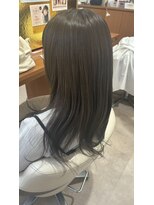 アメイジングヘアー 千歳店(AMAZING HAIR) ハイライト/立体感/白髪ぼかし/オリーブグレージュ/20代30代40代