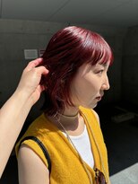 レコ 渋谷(LECO)&nbsp;ダブルカラーワインレッド