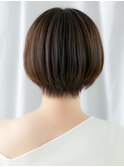 ツヤ髪ヘルシースタイル小顔丸みショートd天王台20代30代