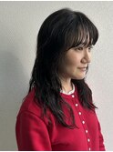 セミロング×ナチュラルパーマ【横浜西口/ロング/パーマ】