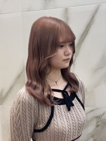 リー 梅田(Lee)&nbsp;ピンクカラー/ピンクミルクティー/ダブルカラー/艶髪