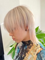 ボブルフ/ネビージュ/小顔/ワンレン/スモーキーアッシュ[渋谷駅]