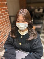 シェノン 梅田(CHAINON)&nbsp;透明感カラー/ヘーゼルベージュ/柔らかな艶髪/ガーリー