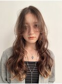 デジタルパーマ　ロングウェーブ　ニュアンスパーマ