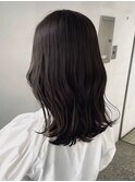 オリーブグレージュ/オリーブカラー/くびれミディアム