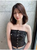 顔型別ヘアスタイル特集 /チェリーブラウン /ミニウルフ/北九州