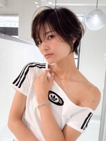 ロンドエニカ 大宮(Lond enika)&nbsp;ミニウルフレイヤーカット顔周り前髪韓国ショートボブ/大宮