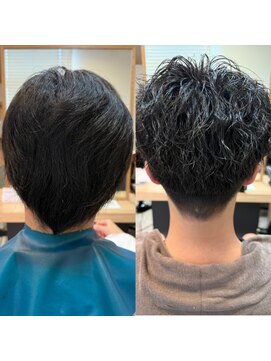 スープル オオブ(SOUPLE.obu) メンズパーマ