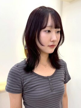 ハニー 町田(HONEY) くびれヘア/クラゲヘアー/レイヤーカット/ダークブラウン