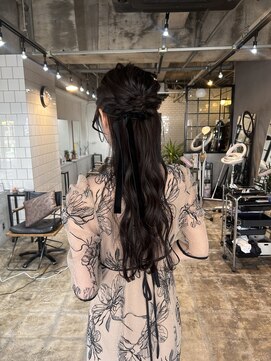 シャルムバイサラ(charme by sarah) お呼ばれヘア／ハーフアップ