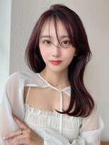 ラルユー 金山(LallYou)&nbsp;2wayバングでイメチェン！顔まわりレイヤーくびれヘアが人気