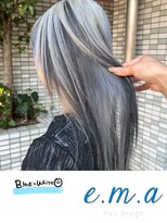 エマヘアデザイン(e.m.a Hair design) ブラックホワイト
