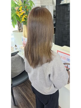 リール(THE RIRE.) ＊THERIRE. ブリーチなし×オリーブベージュ＊