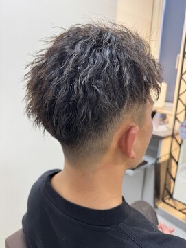 アールモンドヘア新世界 #ツイストスパイラル#メンズパーマ
