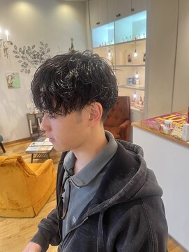 12/10 men'sスパイラルパーマ