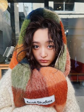 ヒュージ 表参道(huge) レイヤーボブ/ニュアンスパーマ/顔周りカット/20代30代