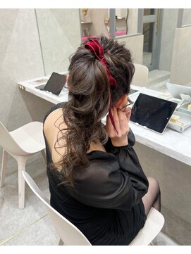 ロンドブルーム 天神大名店(Lond Bloom) ブリーチなしカラー/ヘアアレンジ/ヘアセット/福岡/10代20代30代