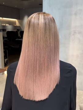 リール 銀座(R'EEL) ブリーチ縮毛矯正/縮毛矯正/髪質改善/前髪/顔まわり