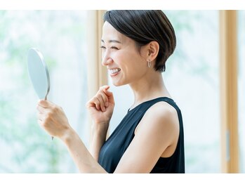 エルユー 名取店(Lu)の写真/《名取/増田》ダメージレスで理想の色味◎厳選したカラー材を使用し、しなやかで艶のある仕上がりを実現＊