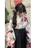 ＊THERIRE. 袴ヘア×サイドアップ＊