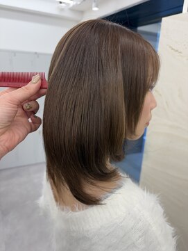 ウールトウキョウ 渋谷(wool TOKYO) ミディアムレイヤー/縮毛矯正/髪質改善/ケアカラー/30代