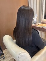 ヘアデザインスペース イチエ(hair design space i chi e) ツヤ感高まる髪質改善トリートメントカラー