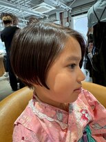 ホワイトストーン WHITE STONE くびれヘアぷつっとキッズボブ
